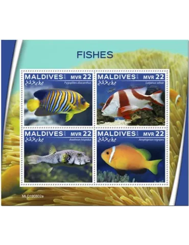 n° 7105/7108 - Timbre MALDIVES Poste
