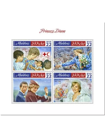 n° 7113/7116 - Timbre MALDIVES Poste