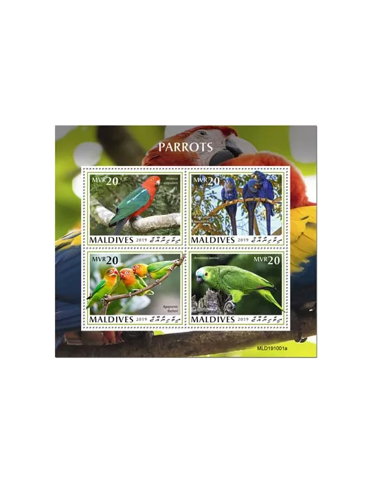 n° 7161/7164 - Timbre MALDIVES Poste