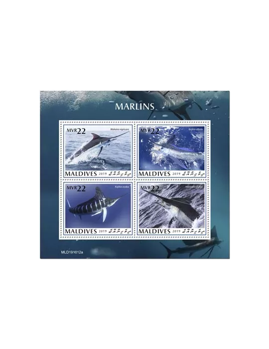 n° 7205/7208 - Timbre MALDIVES Poste