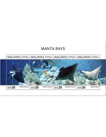 n° 7221/7224 - Timbre MALDIVES Poste