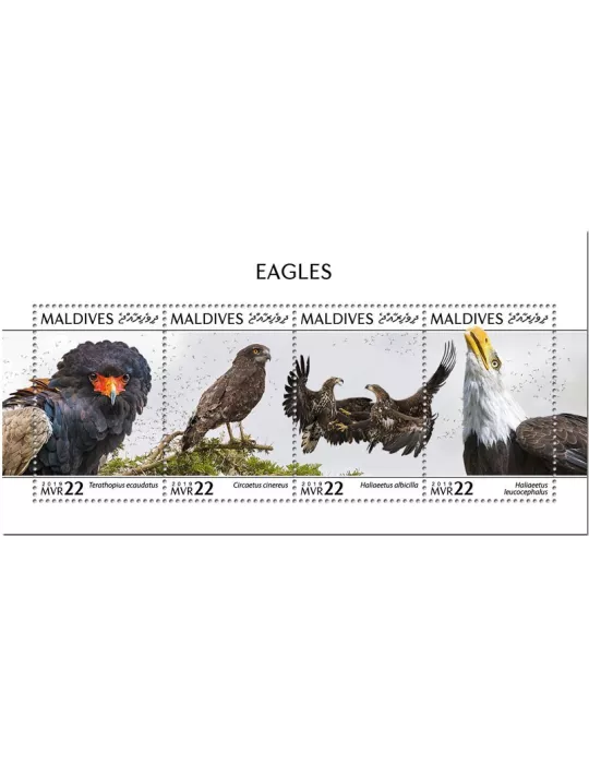 n° 7265/7268 - Timbre MALDIVES Poste