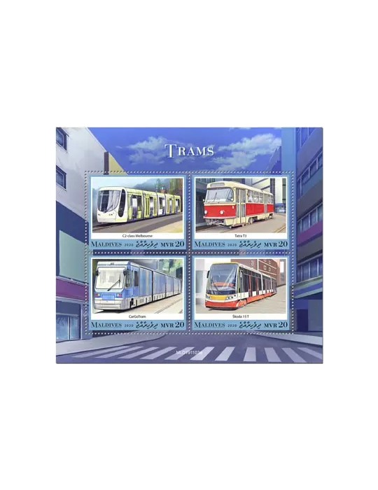 n° 7282/7285 - Timbre MALDIVES Poste