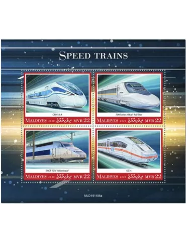 n° 7294/7297 - Timbre MALDIVES Poste