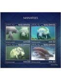 n° 7350/7353 - Timbre MALDIVES Poste