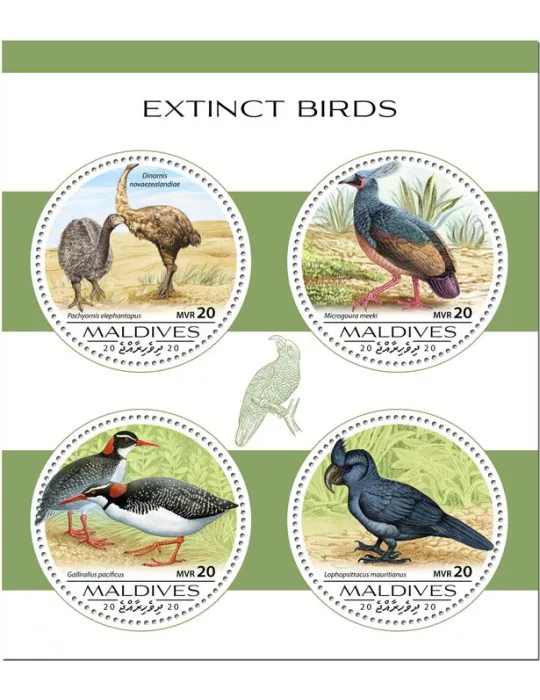 n° 7414/7417 - Timbre MALDIVES Poste