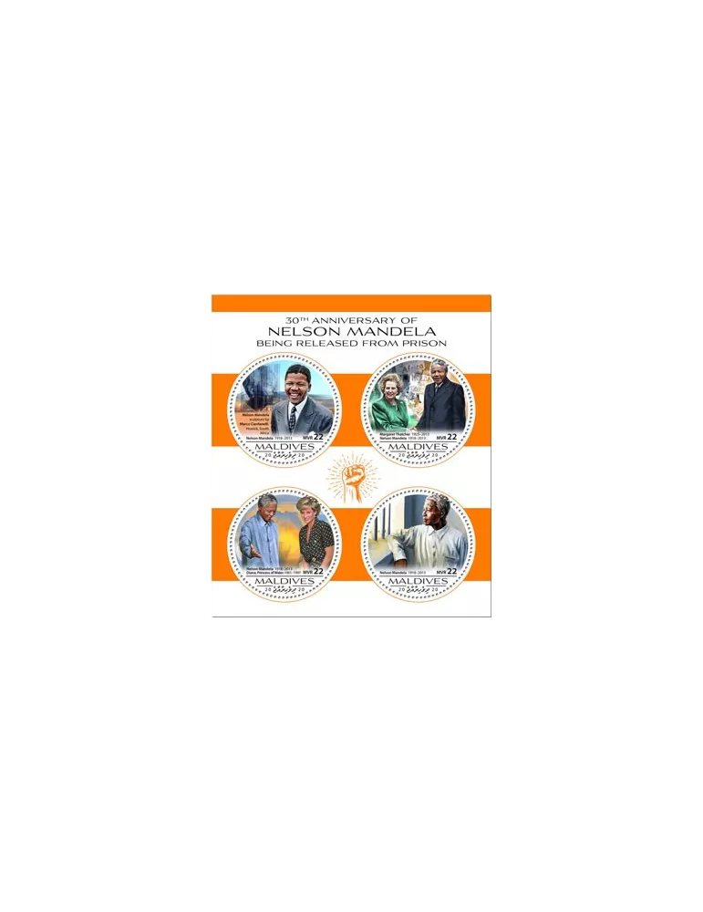 n° 7442/7445 - Timbre MALDIVES Poste