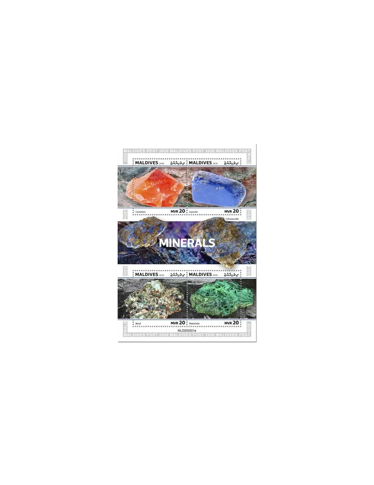 n° 7458/7461 - Timbre MALDIVES Poste