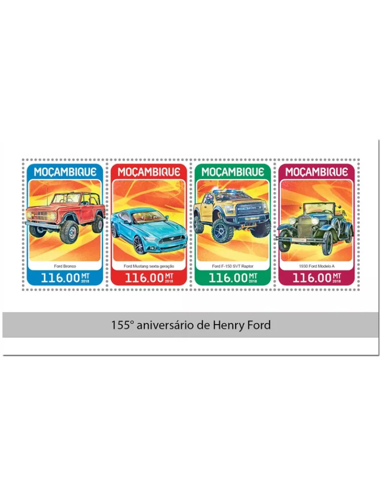 n° 7898/7901 - Timbre MOZAMBIQUE Poste