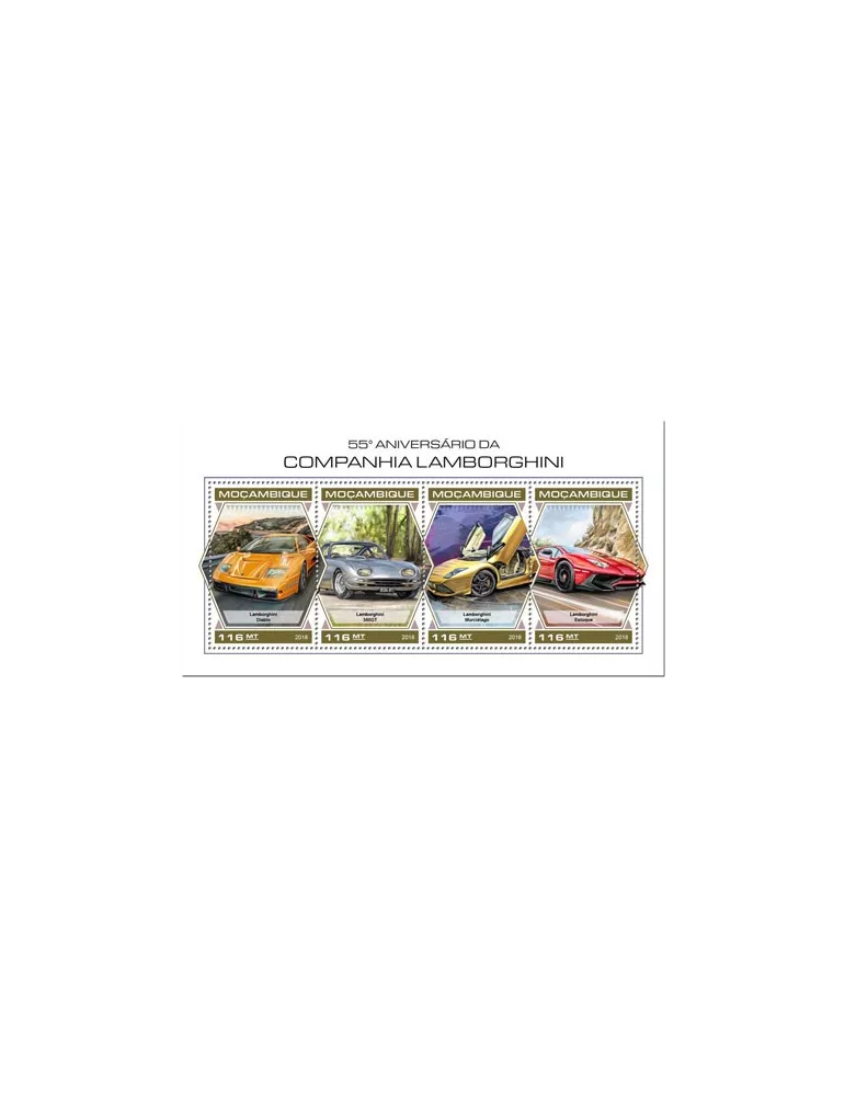 n° 8022/8025 - Timbre MOZAMBIQUE Poste