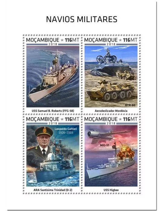 n° 8106/8109 - Timbre MOZAMBIQUE Poste