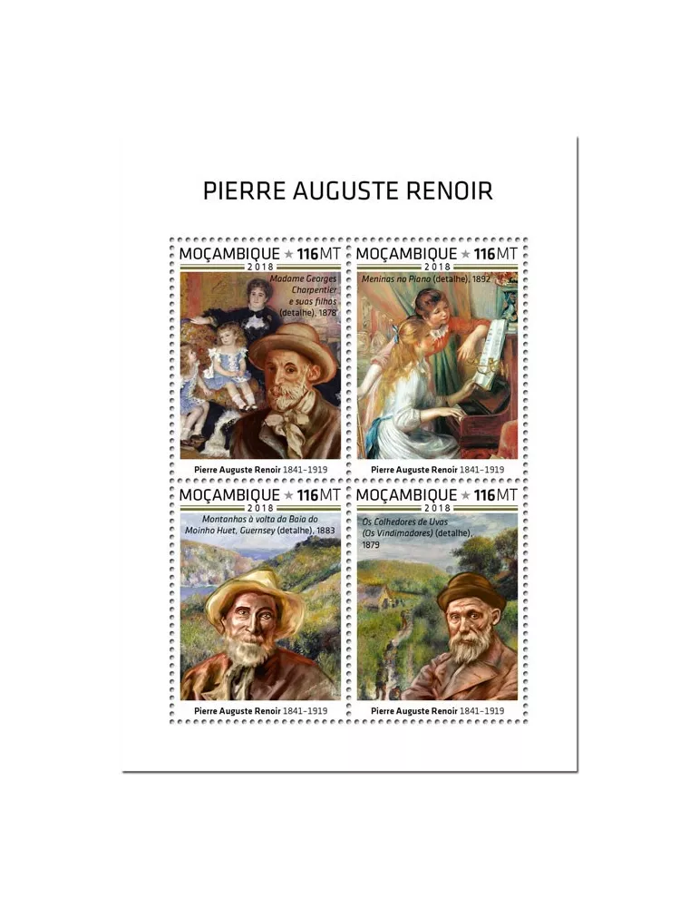 n° 8110/8113 - Timbre MOZAMBIQUE Poste