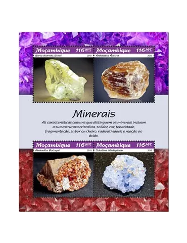 n° 8159/8162 - Timbre MOZAMBIQUE Poste