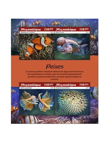 n° 8183/8186 - Timbre MOZAMBIQUE Poste