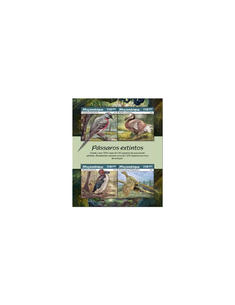 n° 8215/8218 - Timbre MOZAMBIQUE Poste