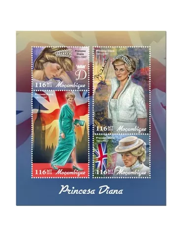 n° 8227/8230 - Timbre MOZAMBIQUE Poste