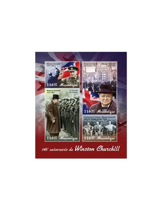 n° 8263/8266 - Timbre MOZAMBIQUE Poste