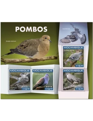 n° 8291/8294 - Timbre MOZAMBIQUE Poste