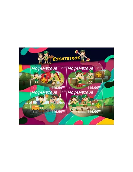 n° 8315/8318 - Timbre MOZAMBIQUE Poste