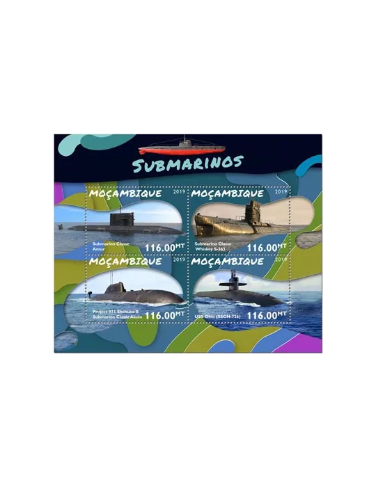 n° 8351/8354 - Timbre MOZAMBIQUE Poste