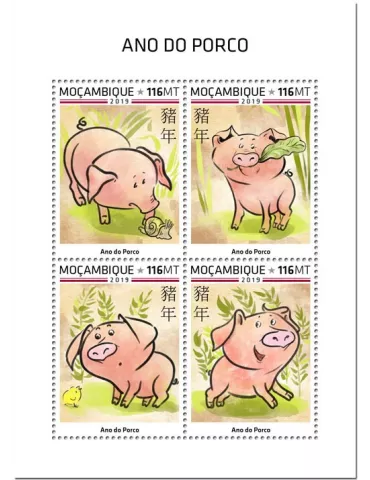 n° 8391/8394 - Timbre MOZAMBIQUE Poste