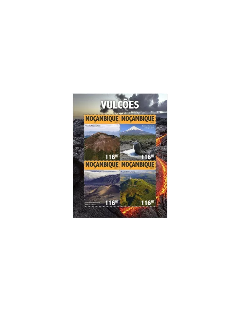 n° 8405/8408 - Timbre MOZAMBIQUE Poste