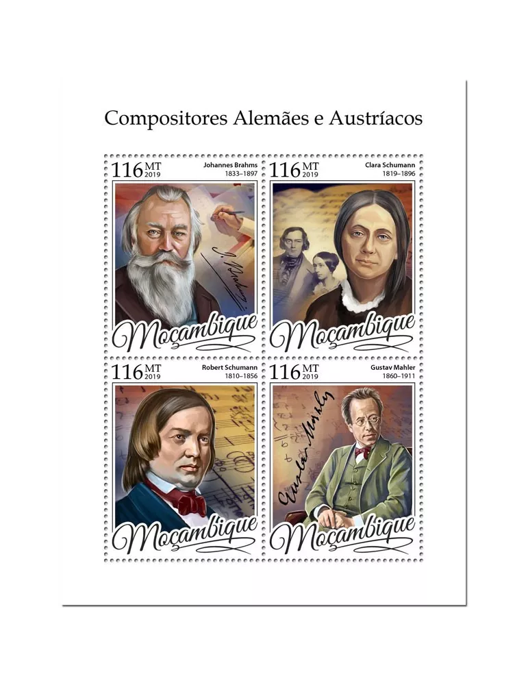 n° 8501/8504 - Timbre MOZAMBIQUE Poste