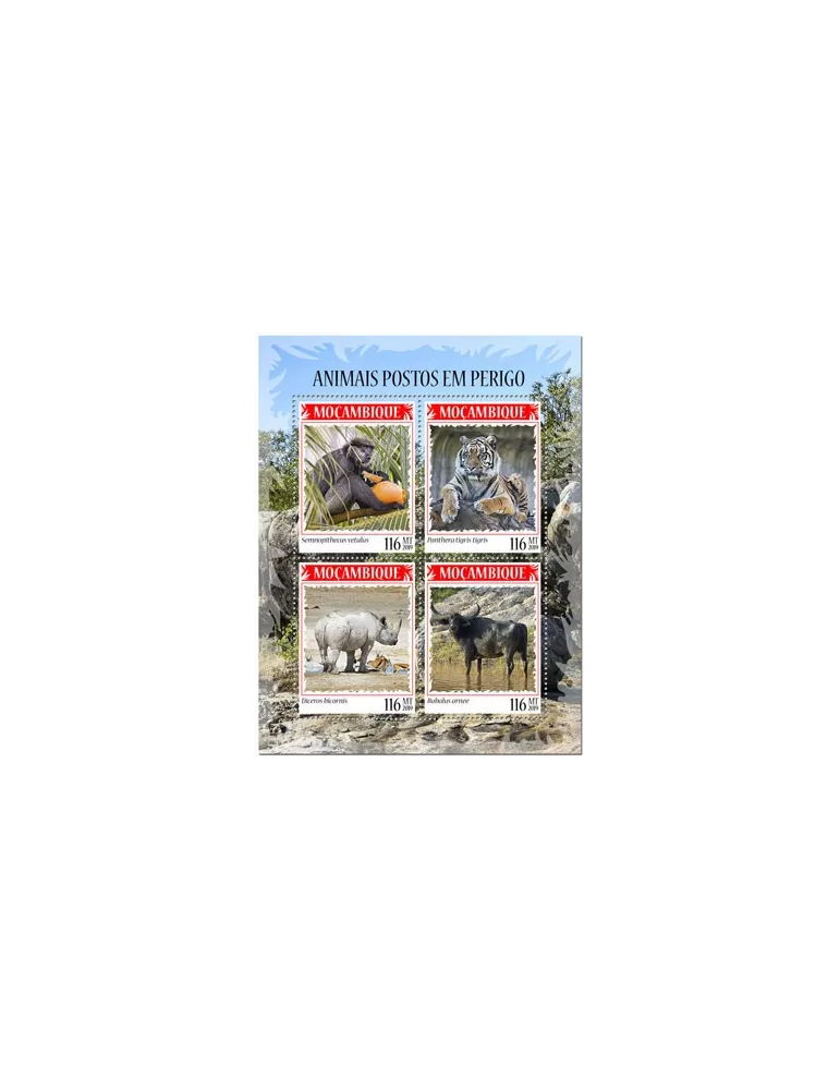n° 8514/8517 - Timbre MOZAMBIQUE Poste