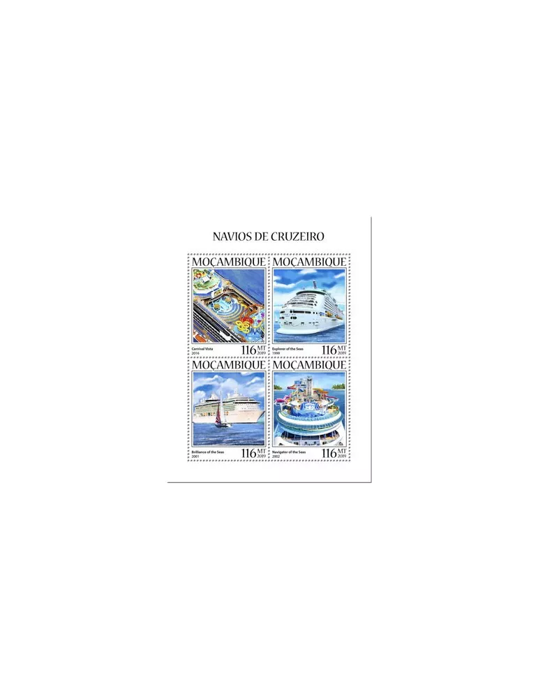 n° 8574/8577 - Timbre MOZAMBIQUE Poste