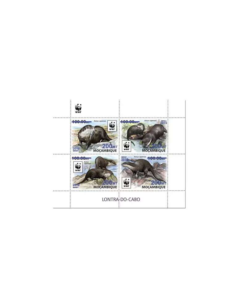 n° 8634/8637 - Timbre MOZAMBIQUE Poste