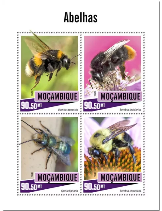 n° 8766/8769 - Timbre MOZAMBIQUE Poste