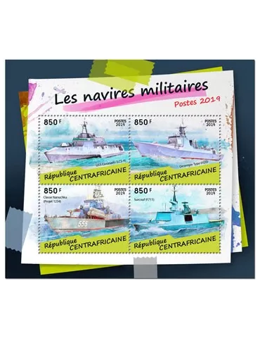 n° 6232/6235 - Timbre CENTRAFRIQUE Poste