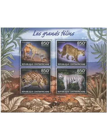n° 6290/6293 - Timbre CENTRAFRIQUE Poste