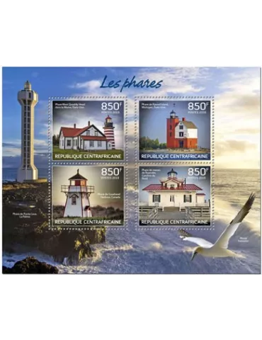 n° 6420/6423 - Timbre CENTRAFRIQUE Poste