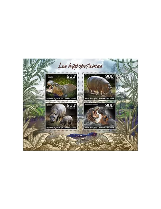 n° 6432/6435 - Timbre CENTRAFRIQUE Poste