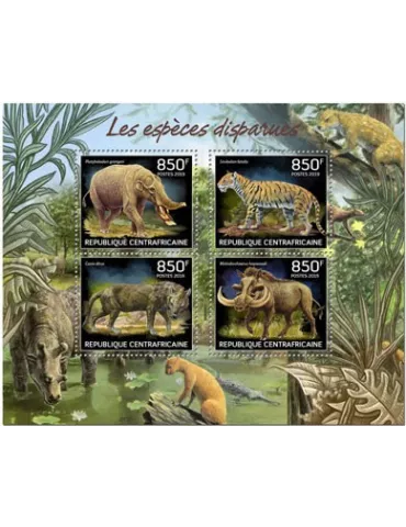 n° 6436/6439 - Timbre CENTRAFRIQUE Poste