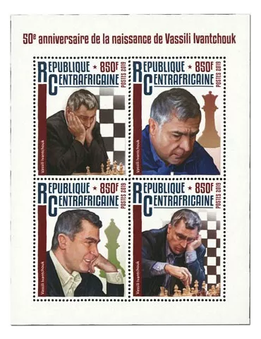 n° 6480/6483 - Timbre CENTRAFRIQUE Poste