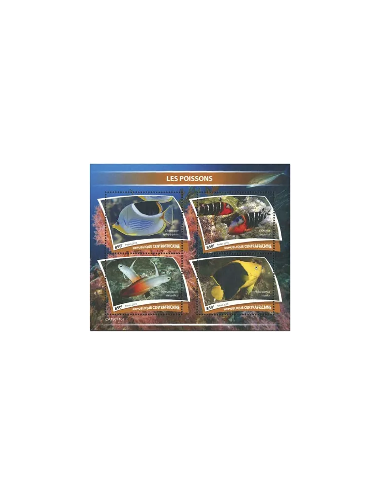 n° 6496/6499 - Timbre CENTRAFRIQUE Poste