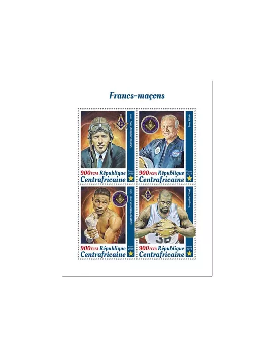 n° 6536/6539 - Timbre CENTRAFRIQUE Poste