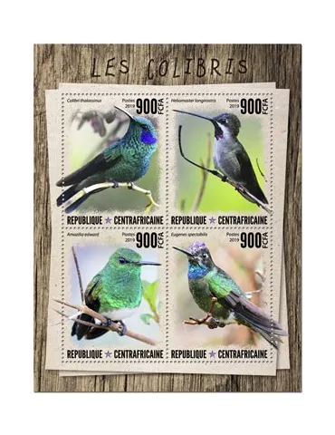 n° 6544/6547 - Timbre CENTRAFRIQUE Poste