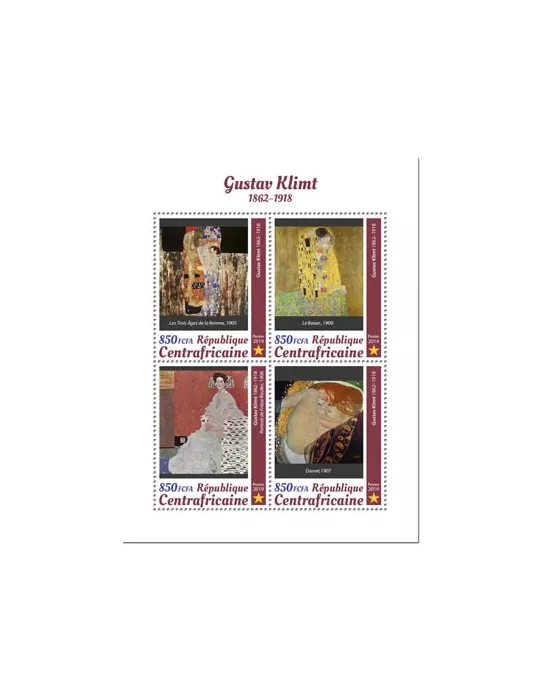 n° 6556/6559 - Timbre CENTRAFRIQUE Poste