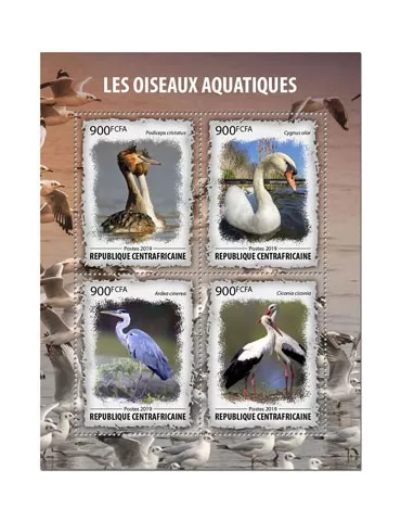 n° 6569/6572 - Timbre CENTRAFRIQUE Poste