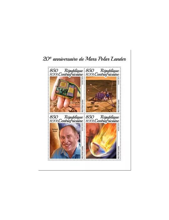 n° 6581/6584 - Timbre CENTRAFRIQUE Poste