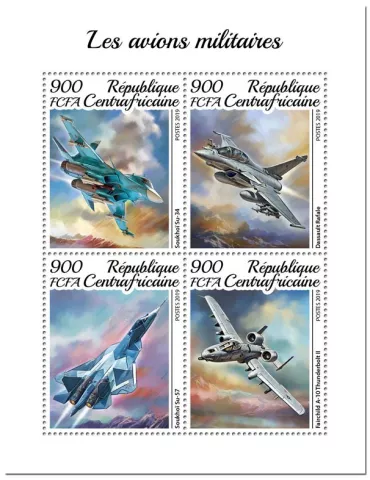 n° 6593/6596 - Timbre CENTRAFRIQUE Poste