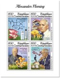 n° 6597/6600 - Timbre CENTRAFRIQUE Poste