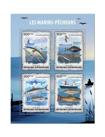 n° 6601/6604 - Timbre CENTRAFRIQUE Poste