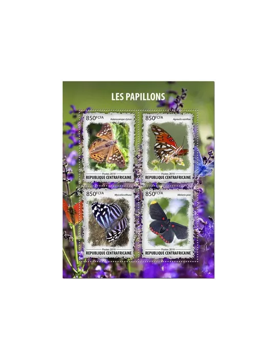 n° 6605/6608 - Timbre CENTRAFRIQUE Poste