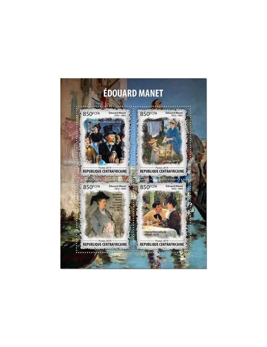 n° 6613/6616 - Timbre CENTRAFRIQUE Poste