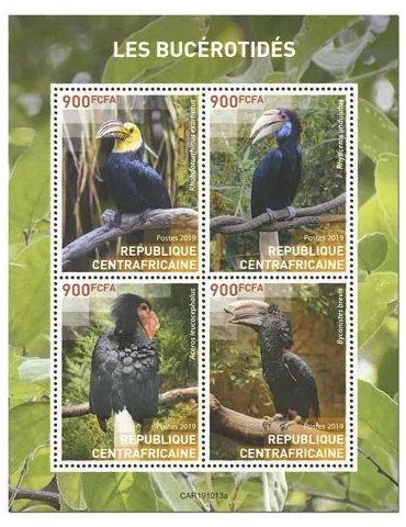 n° 6689/6692 - Timbre CENTRAFRIQUE Poste