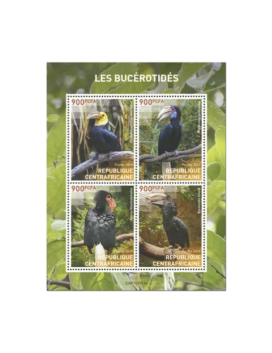 n° 6689/6692 - Timbre CENTRAFRIQUE Poste